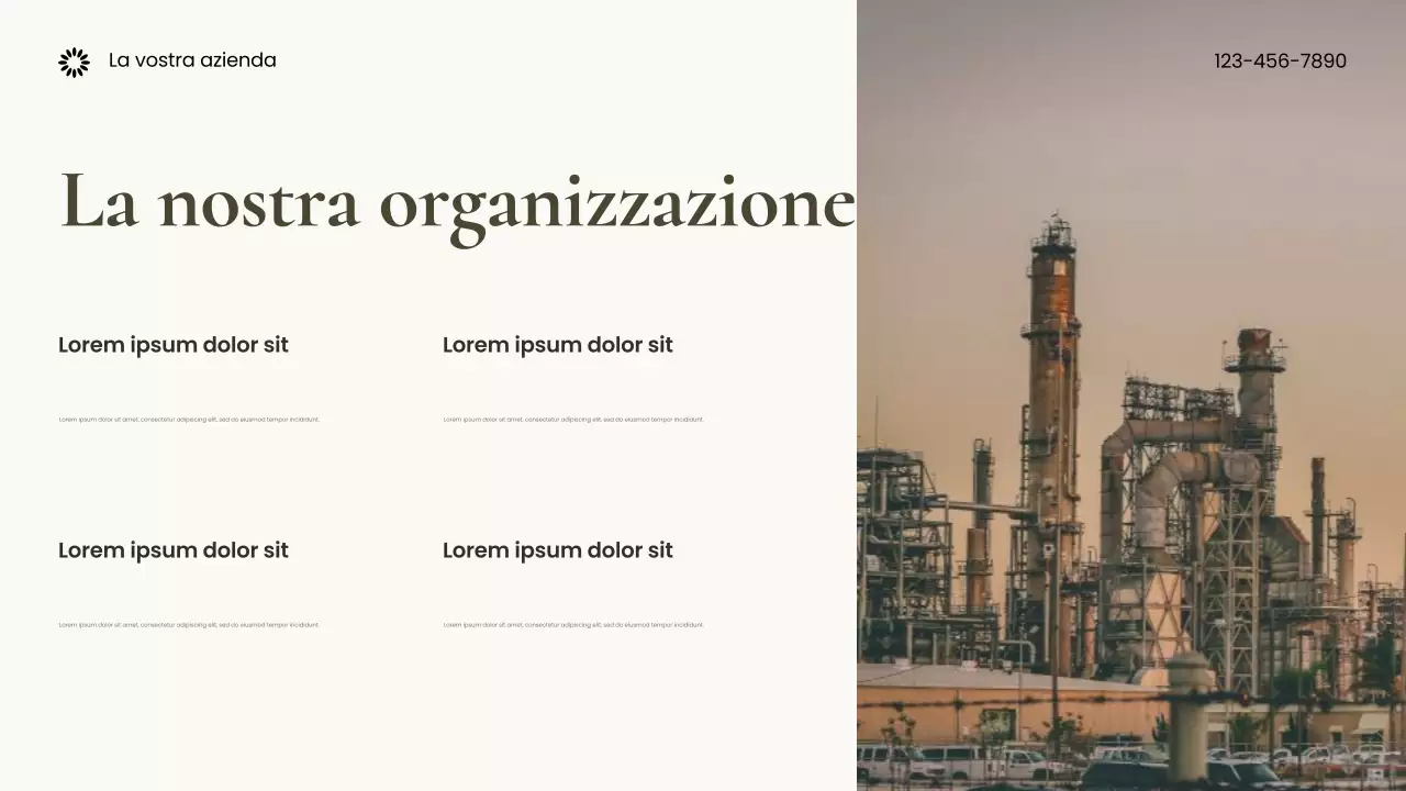 Presentazione della Terra sostenibile fotocentrica marrone