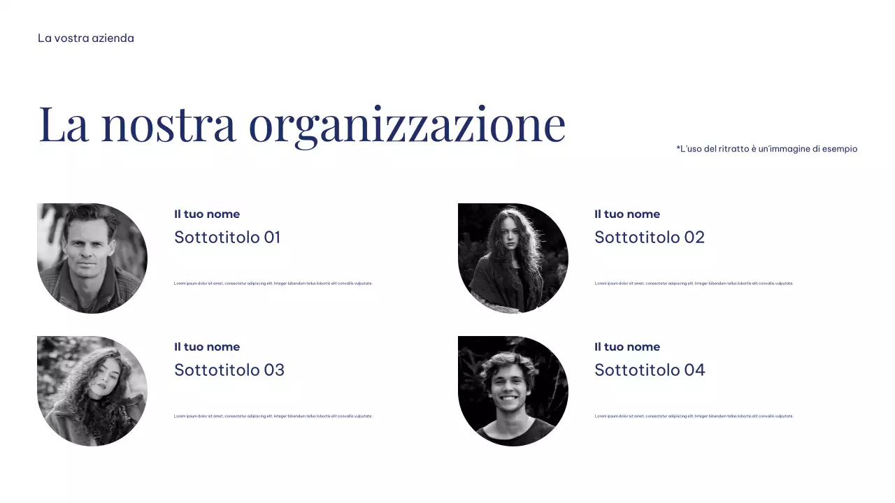 Presentazione della Terra sostenibile semplice e minimalista bianca e blu