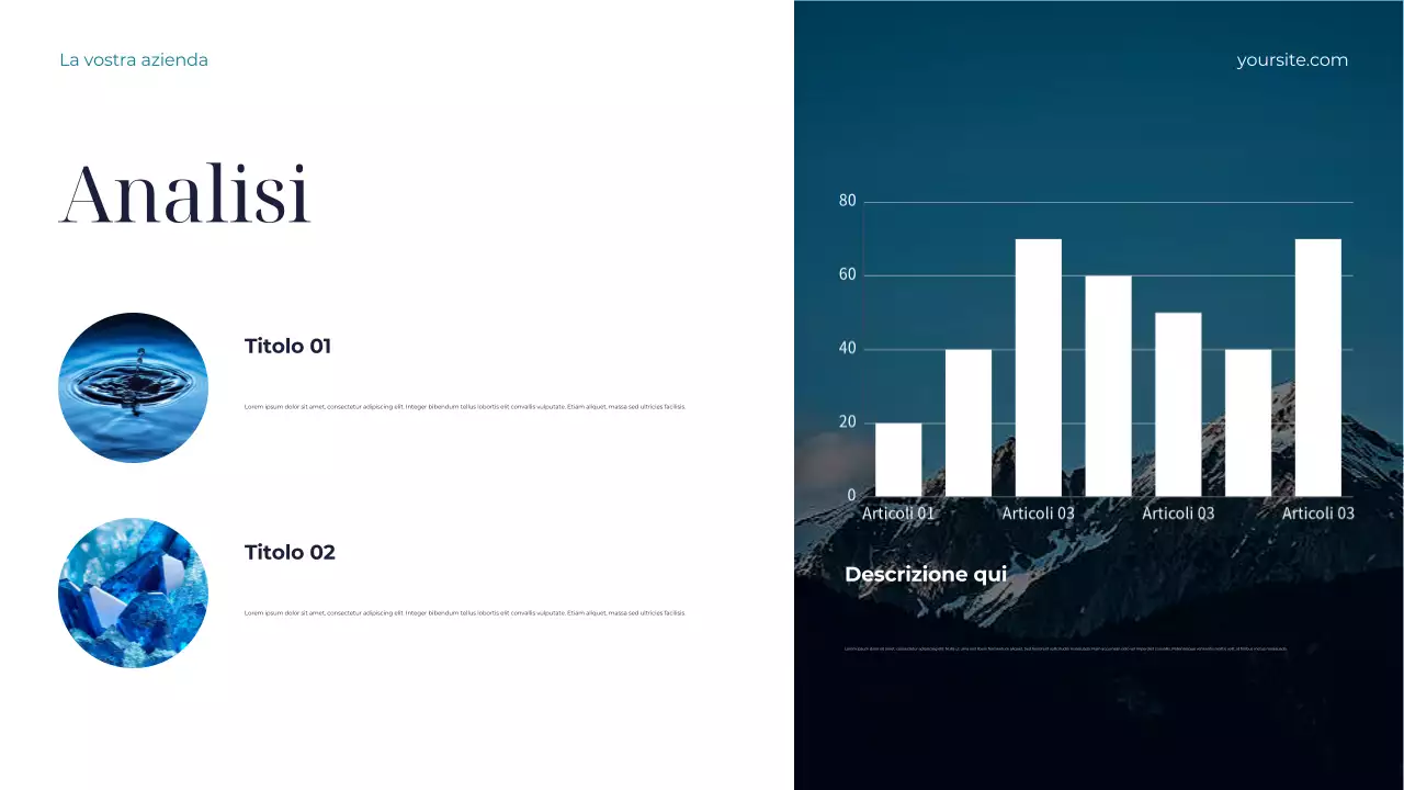 Presentazione della Terra sostenibile in verde acqua e bianco