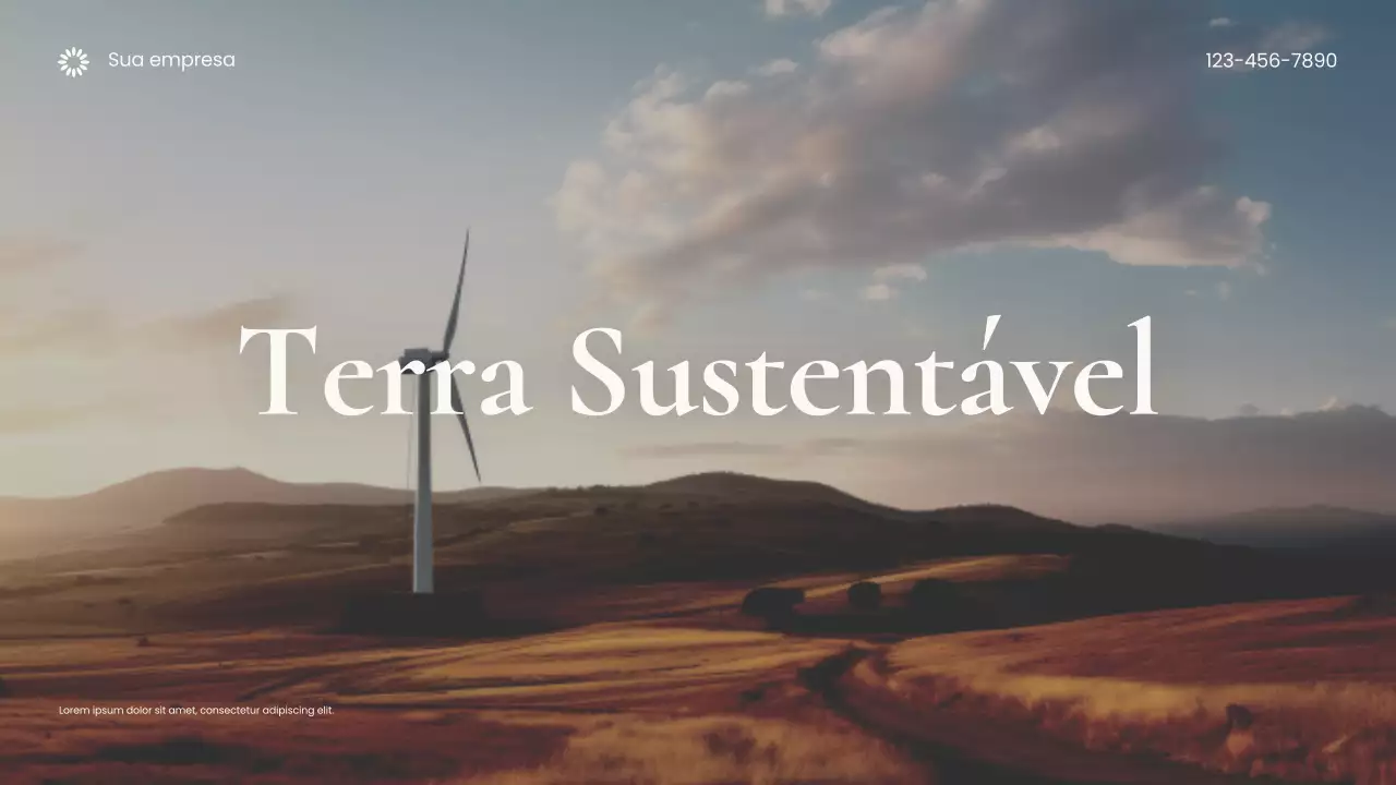 Apresentação da Terra Sustentável Fotocêntrica Brown