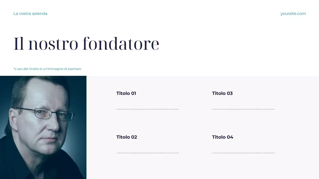 Presentazione della Terra sostenibile in verde acqua e bianco