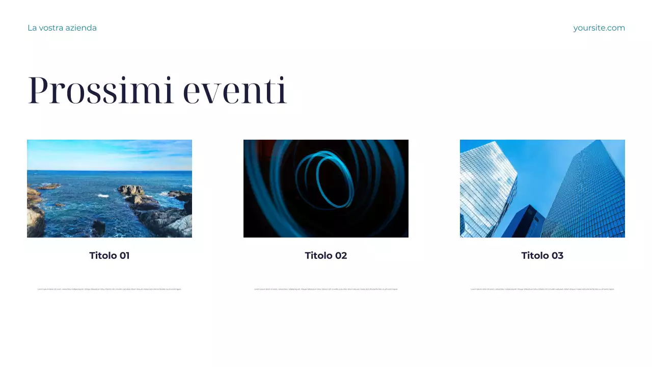 Presentazione della Terra sostenibile in verde acqua e bianco