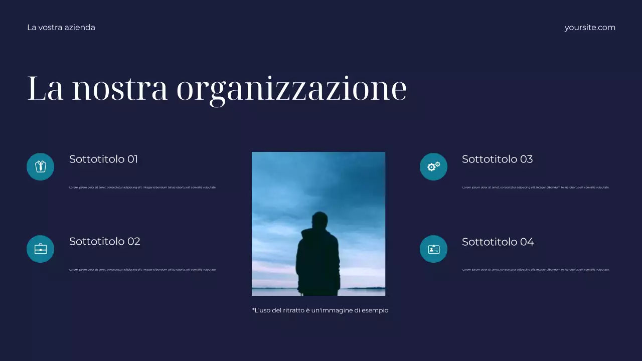 Presentazione della Terra sostenibile in verde acqua e bianco