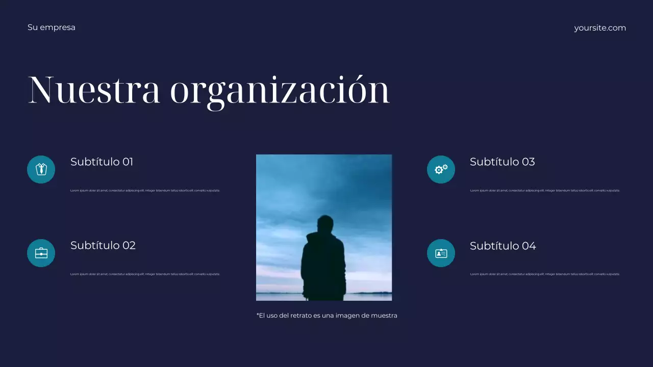 Presentación de la Tierra Sostenible en Verde Azulado y Blanco