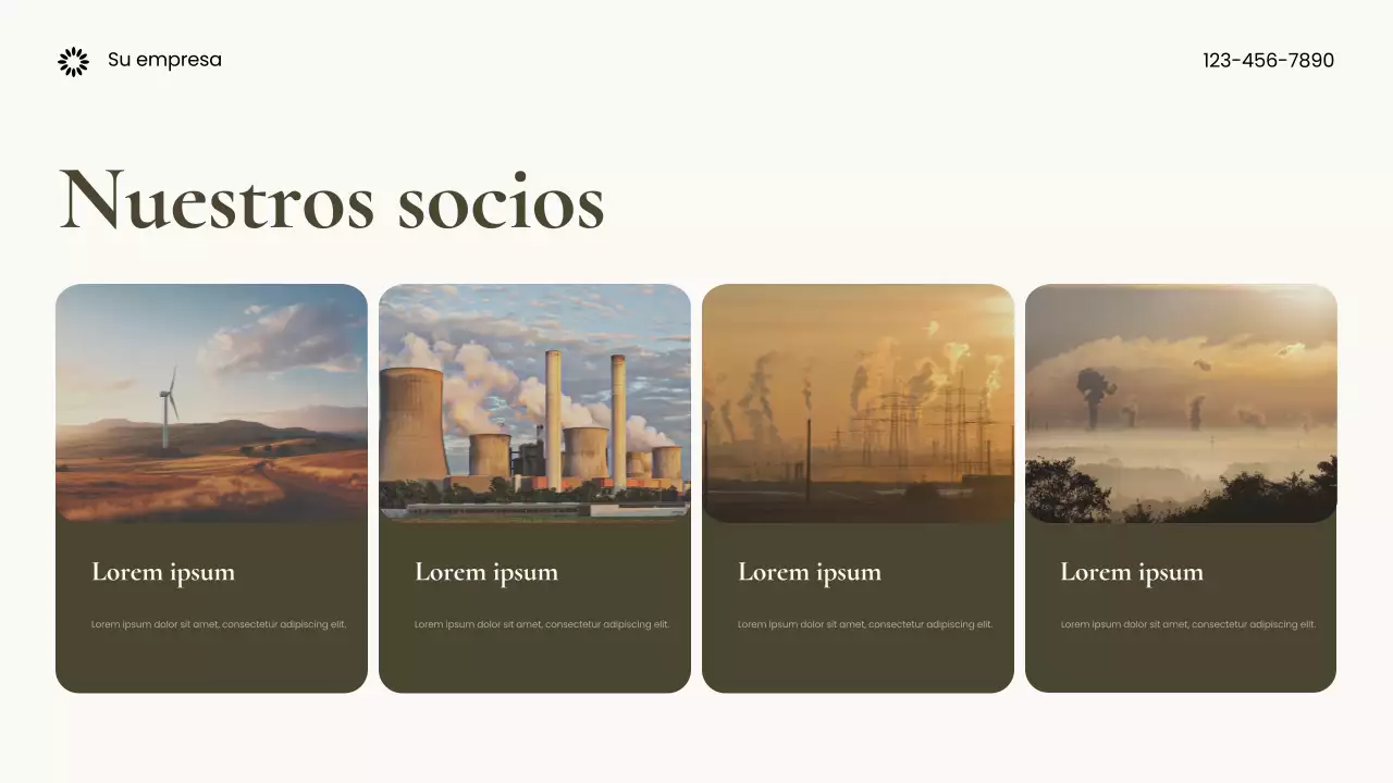 Presentación de Brown Photocentric Sustainable Earth