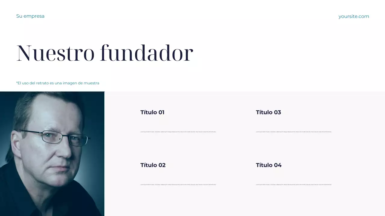 Presentación de la Tierra Sostenible en Verde Azulado y Blanco