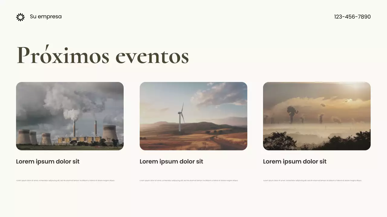 Presentación de Brown Photocentric Sustainable Earth