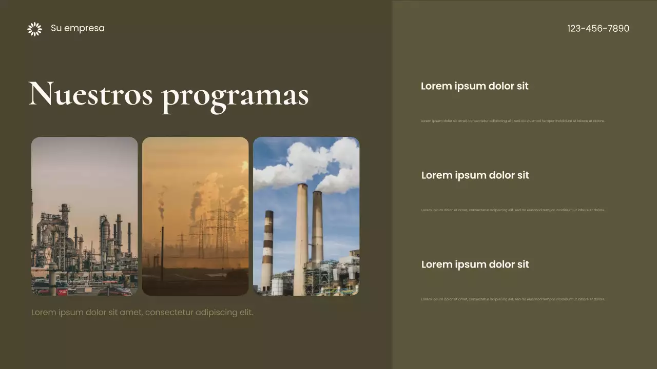 Presentación de Brown Photocentric Sustainable Earth