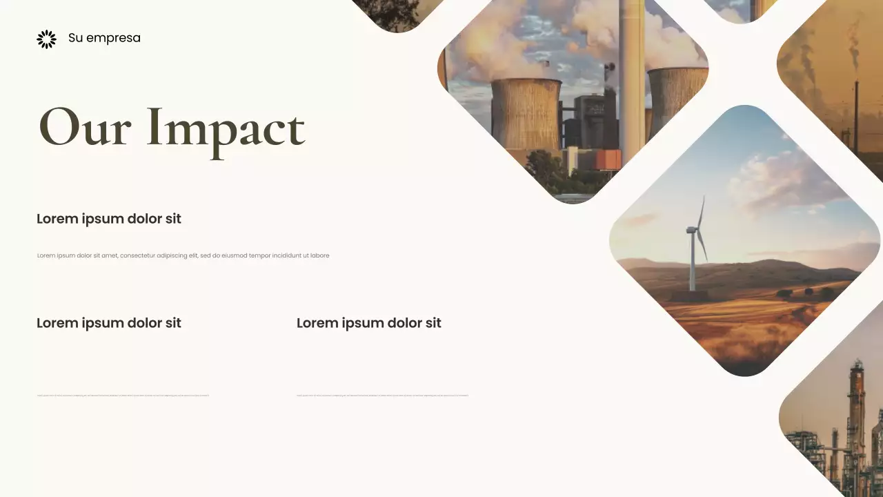 Presentación de Brown Photocentric Sustainable Earth