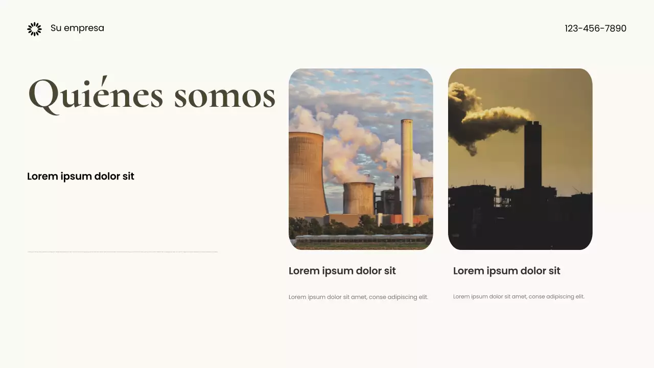 Presentación de Brown Photocentric Sustainable Earth