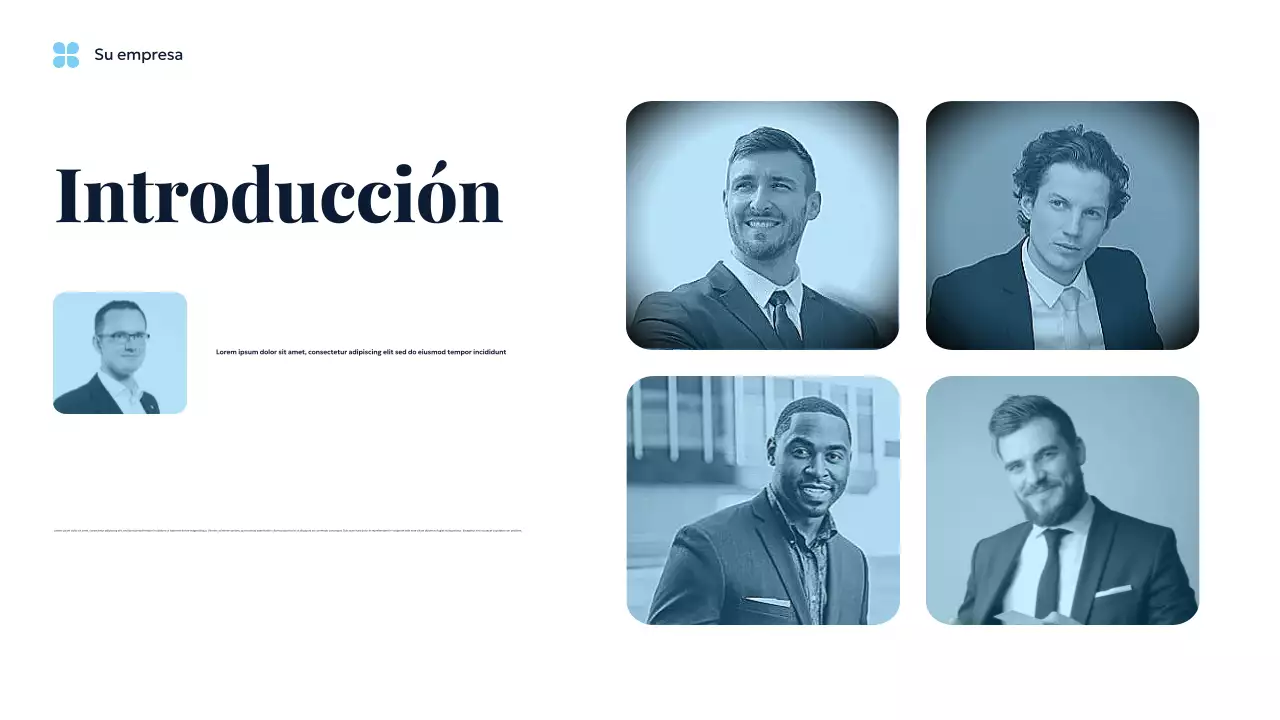 Presentación de la Tierra Sostenible del Océano Azul