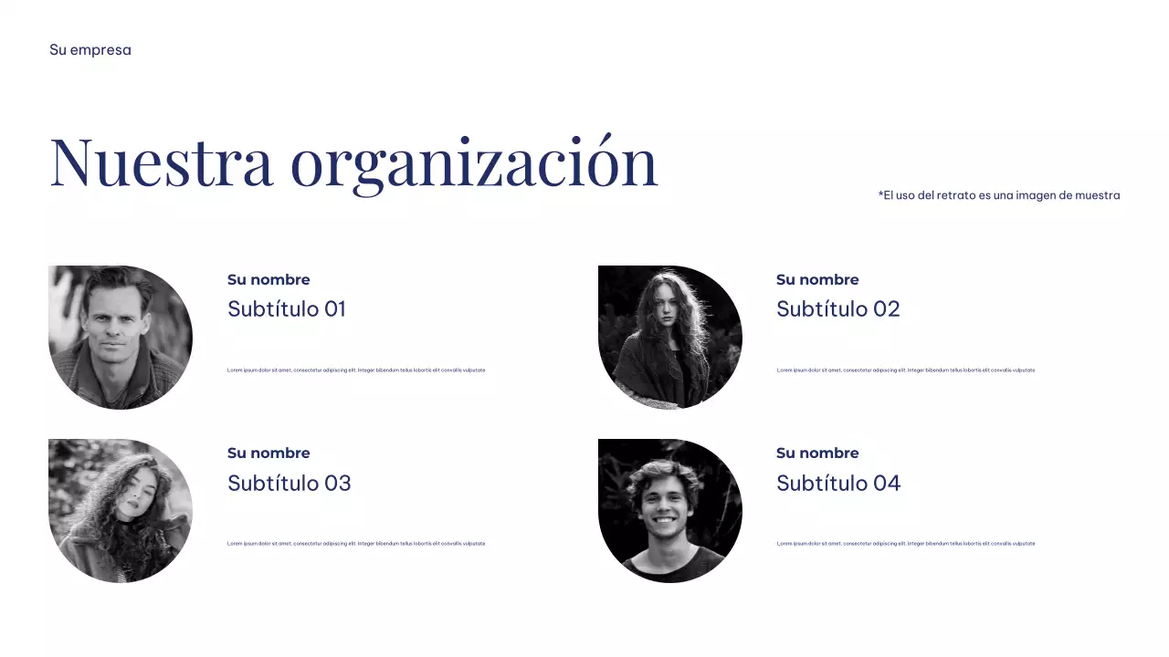 Presentación minimalista, sencilla y sostenible de la Tierra en blanco y azul