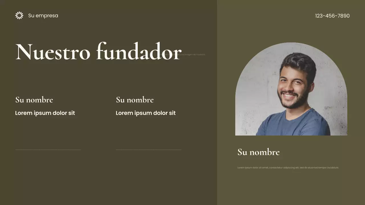 Presentación de Brown Photocentric Sustainable Earth