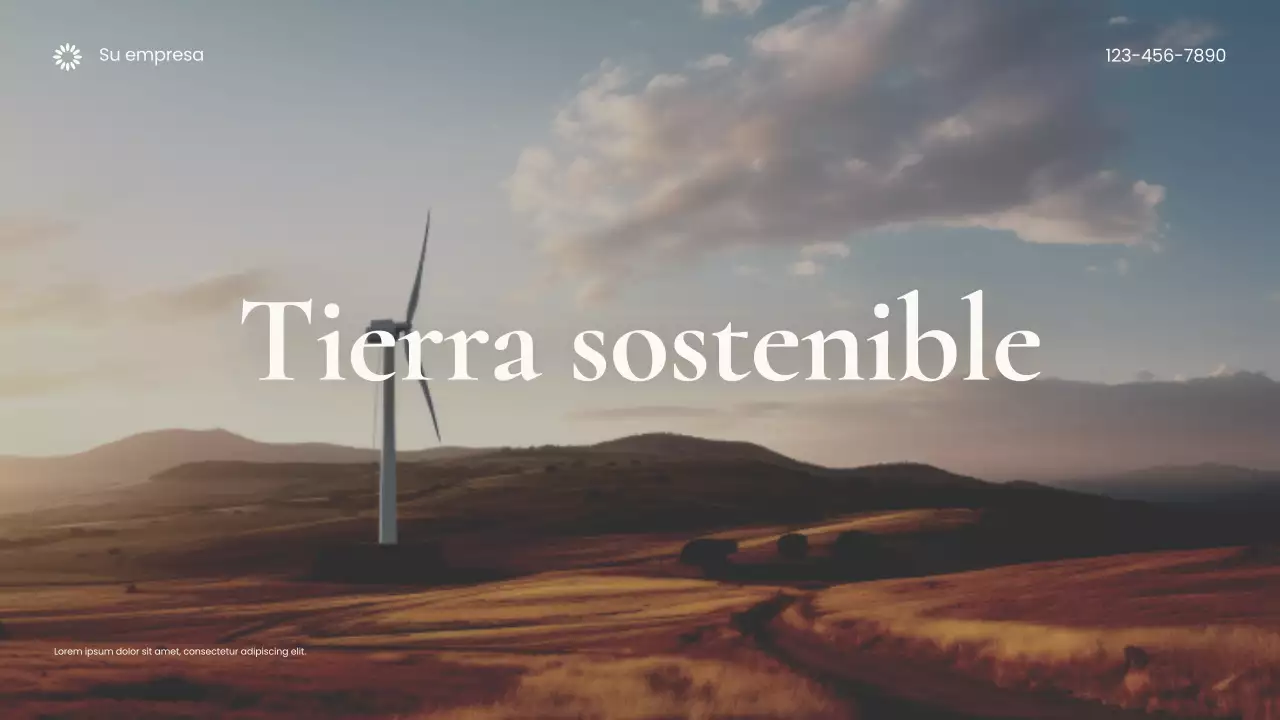 Presentación de Brown Photocentric Sustainable Earth