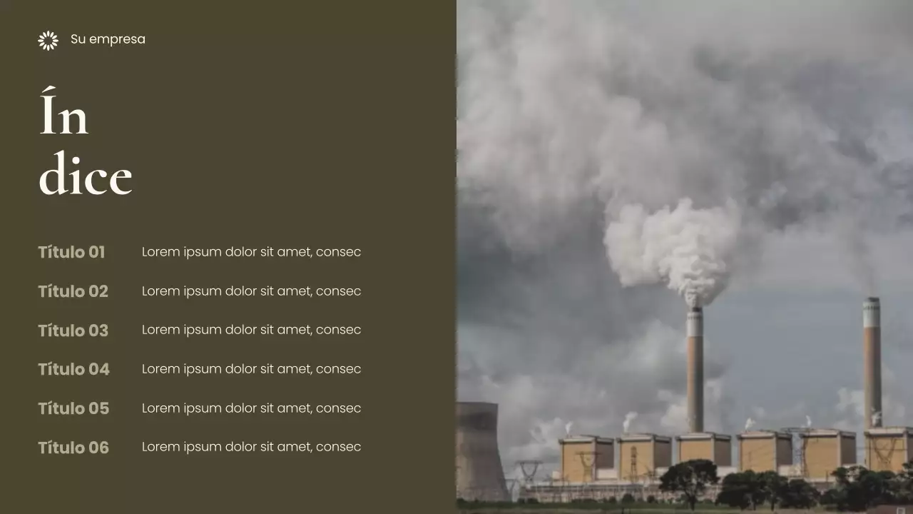 Presentación de Brown Photocentric Sustainable Earth