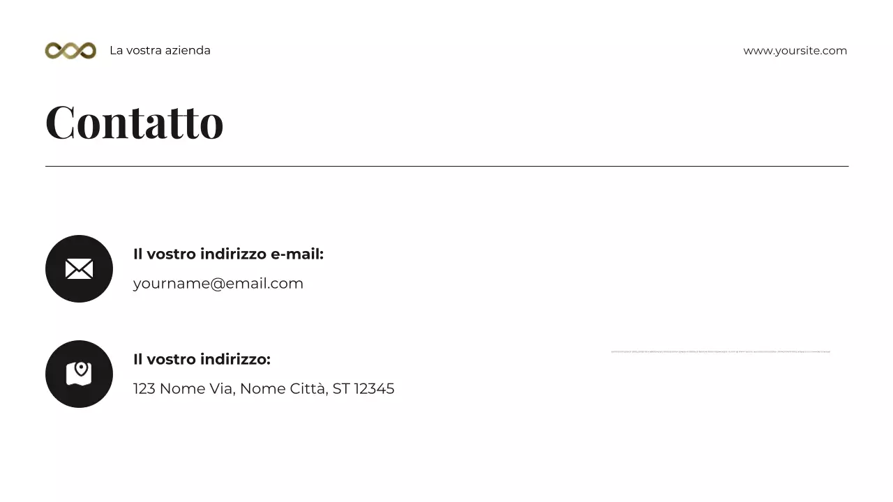 Presentazione del kit di consulenza legale fotocentrica in nero e oro audace