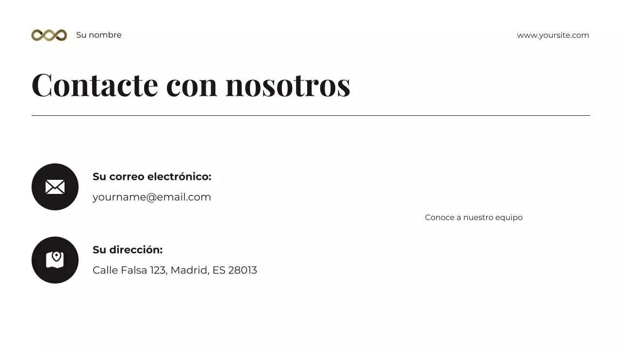 Presentación del kit de herramientas de consultoría legal fotocéntrica en negro y dorado