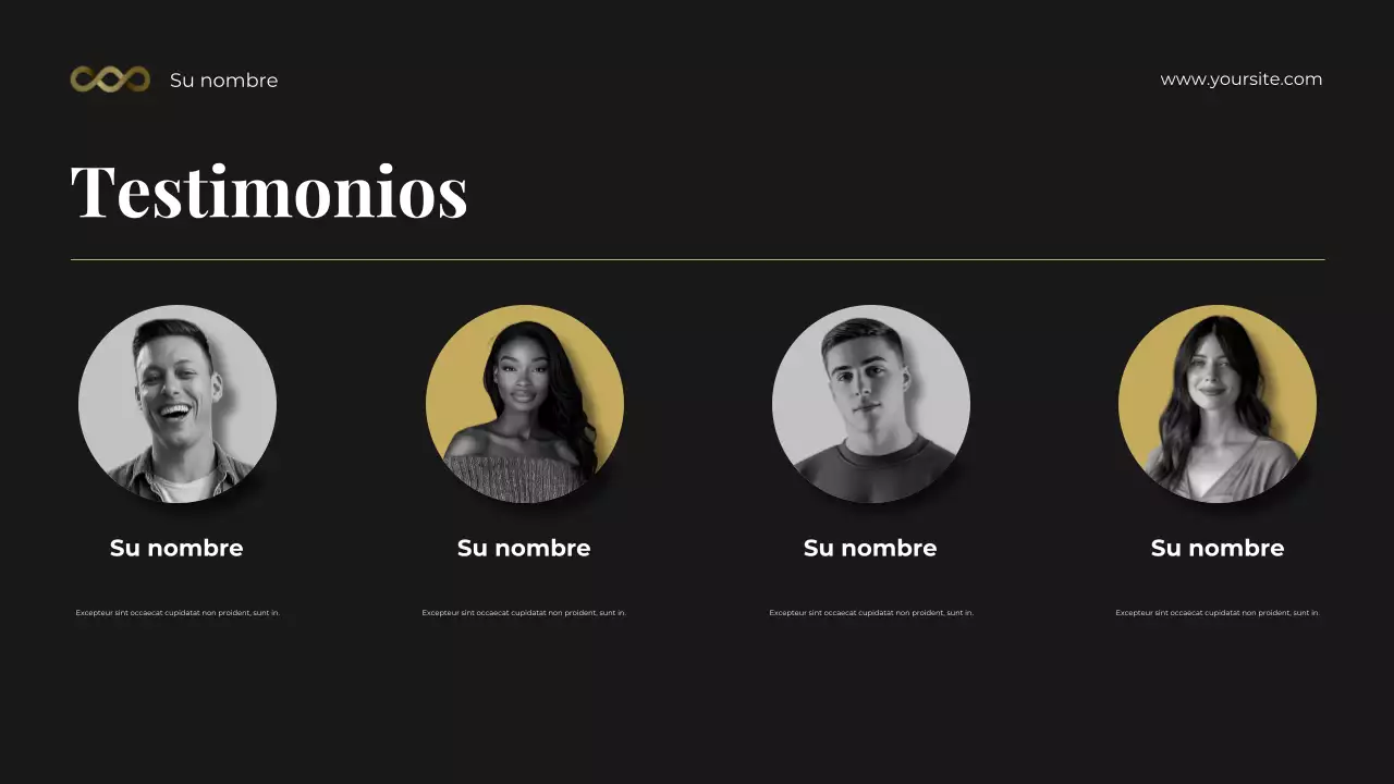 Presentación del kit de herramientas de consultoría legal fotocéntrica en negro y dorado