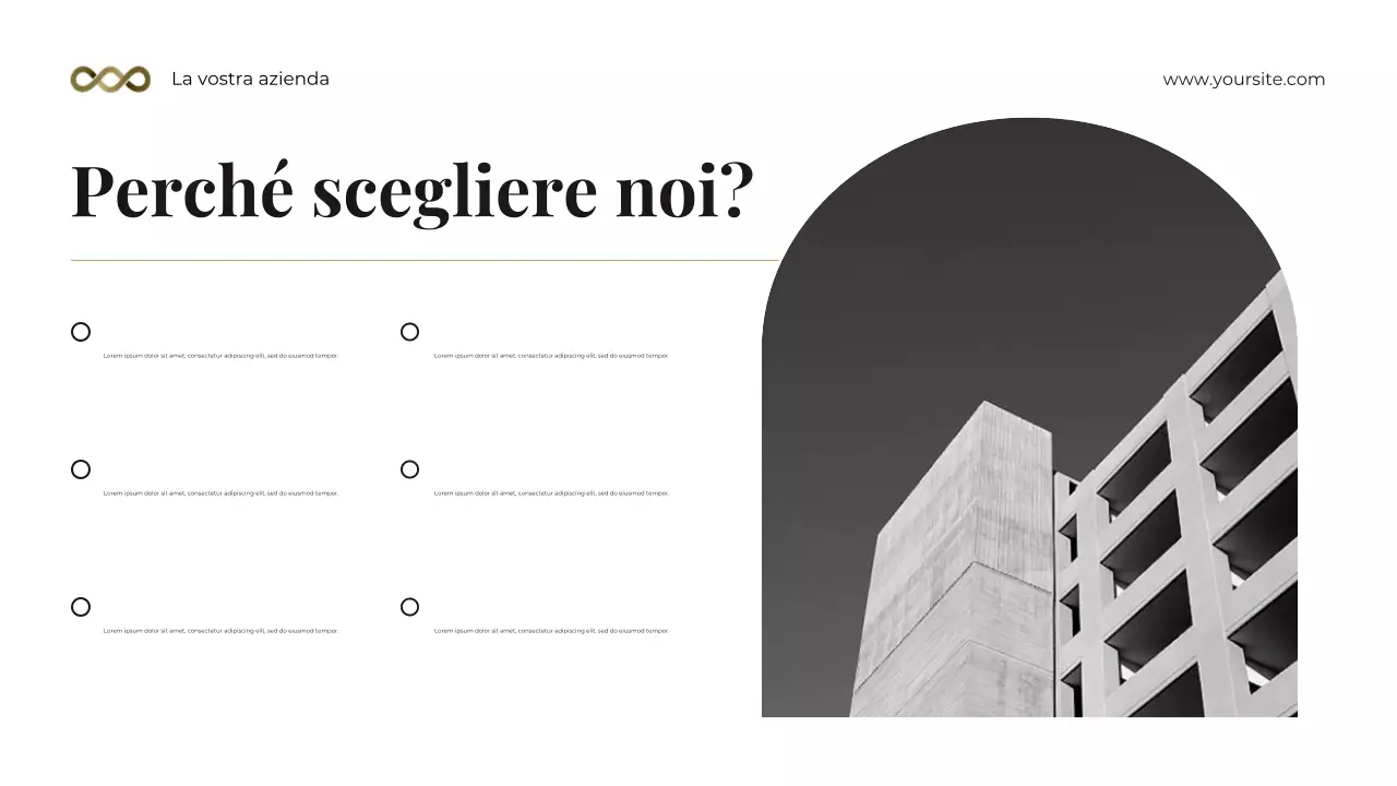 Presentazione del kit di consulenza legale fotocentrica in nero e oro audace