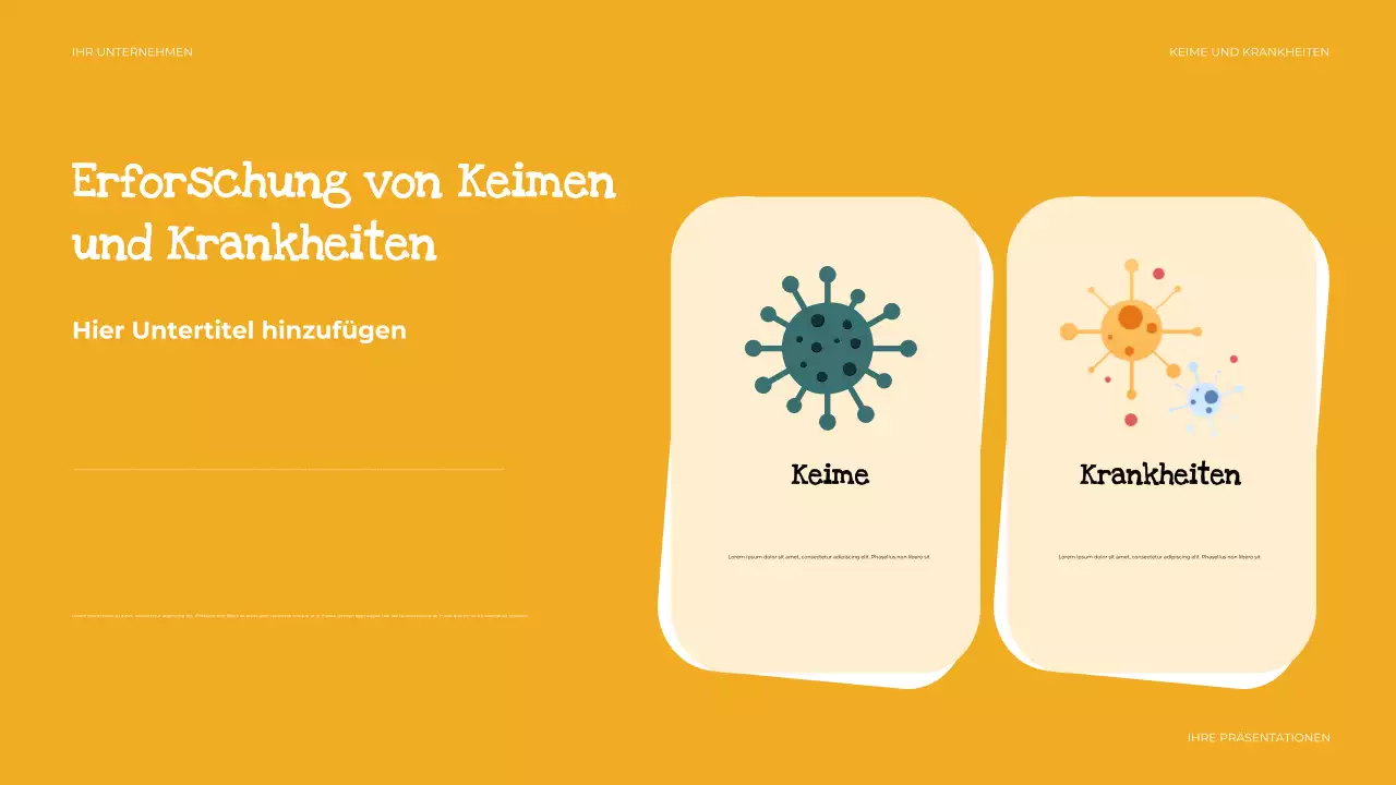 beige einfache Gesundheitspräsentation