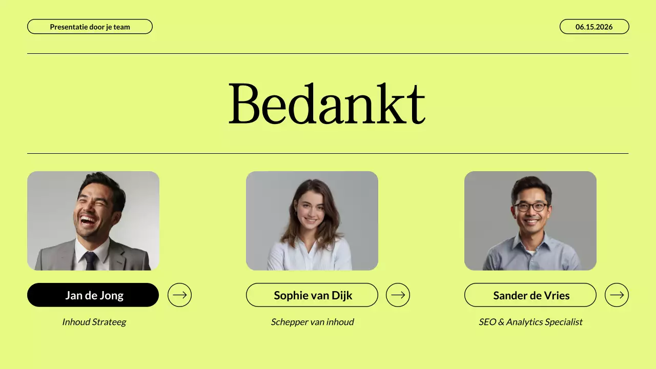 Moderne Neon Beige Content Marketing Strategie Zakelijke Presentatie