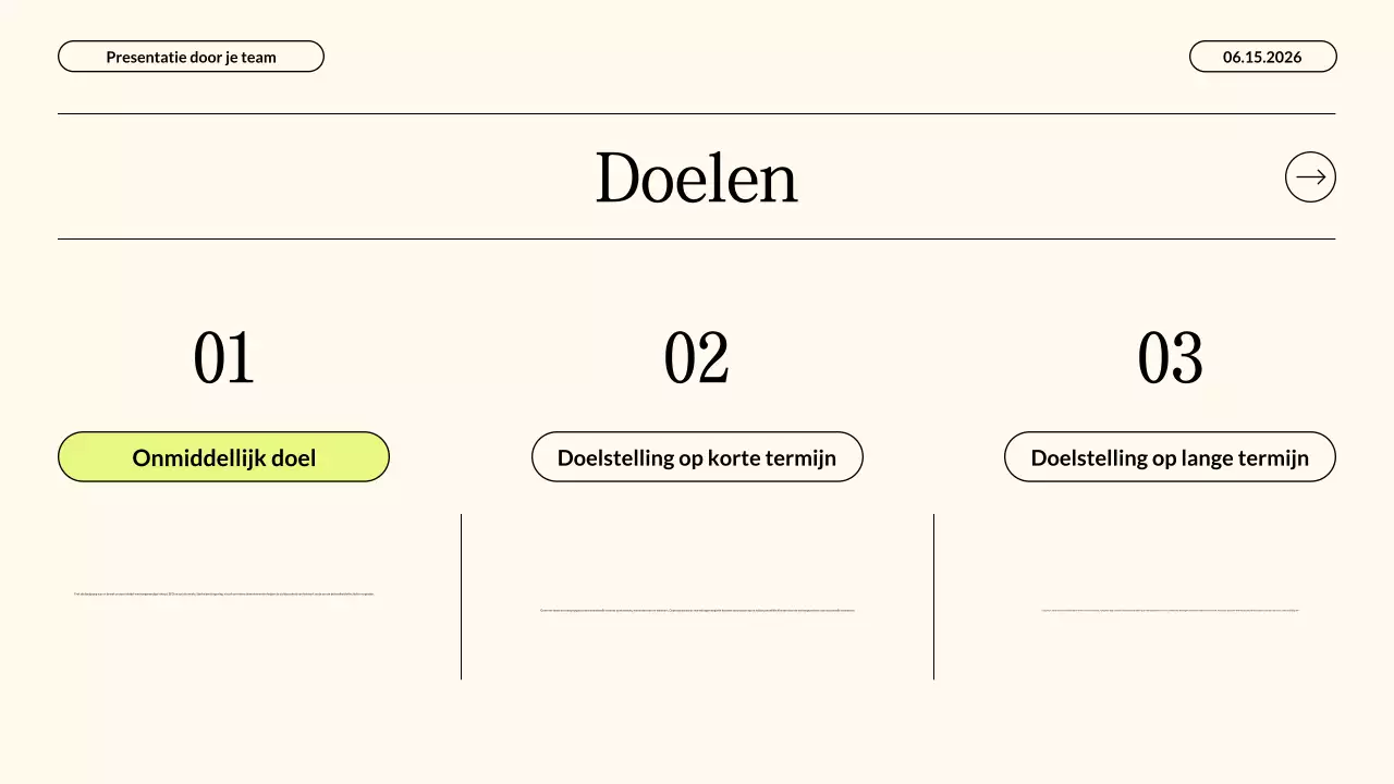 Moderne Neon Beige Content Marketing Strategie Zakelijke Presentatie