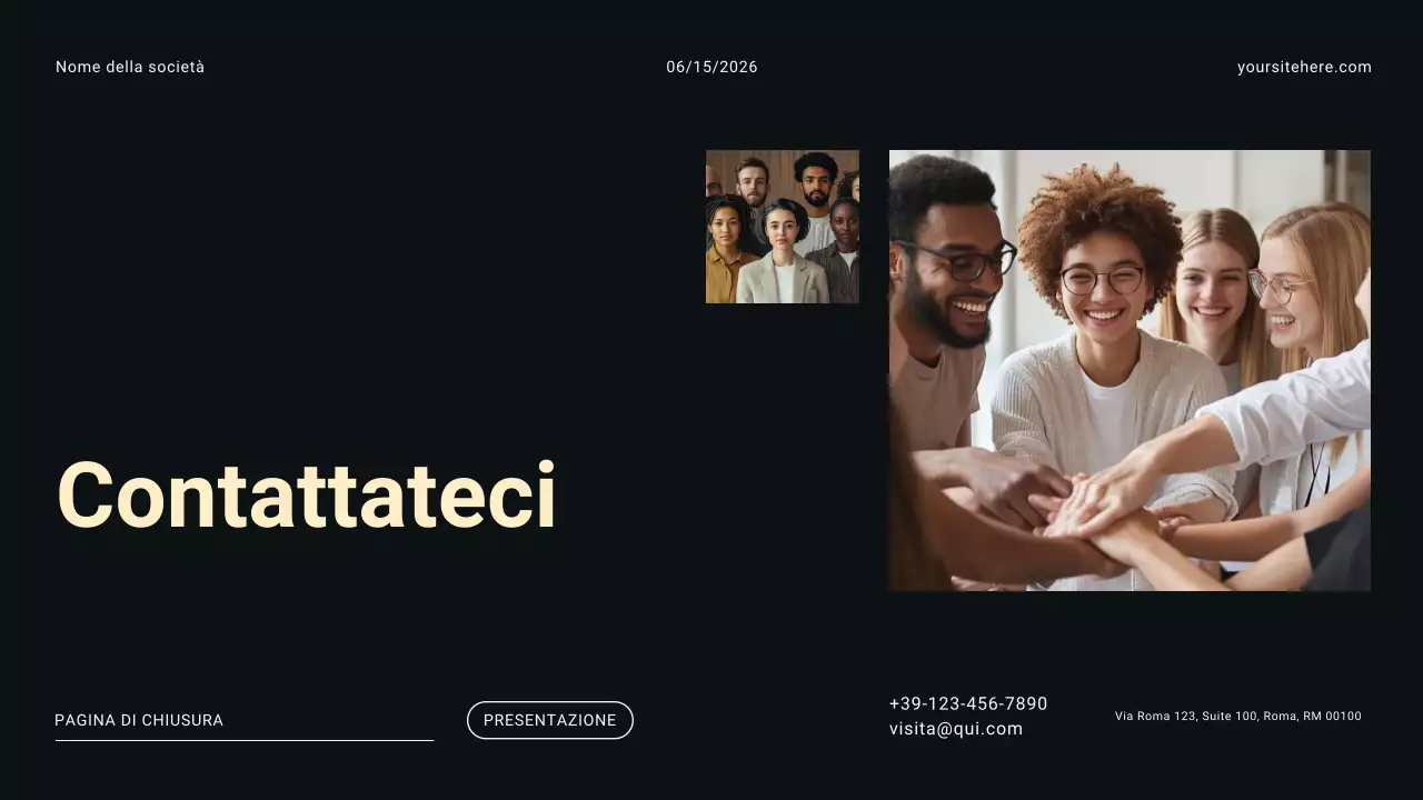 Agenzia di marketing digitale minimalista moderno in bianco e nero