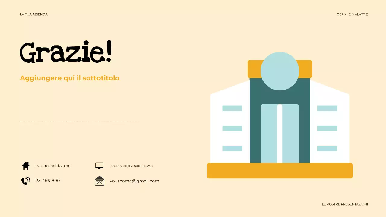 presentazione salute semplice beige