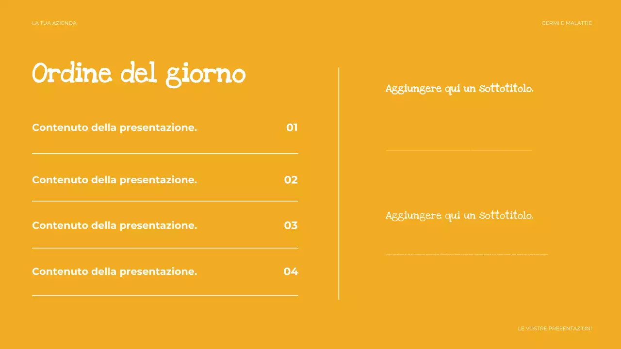 presentazione salute semplice beige