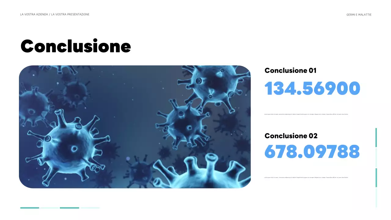 presentazione moderna della salute verde acqua