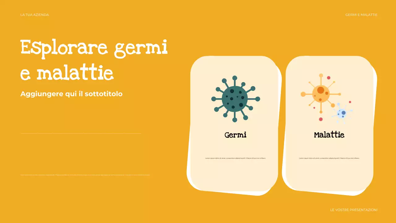 presentazione salute semplice beige