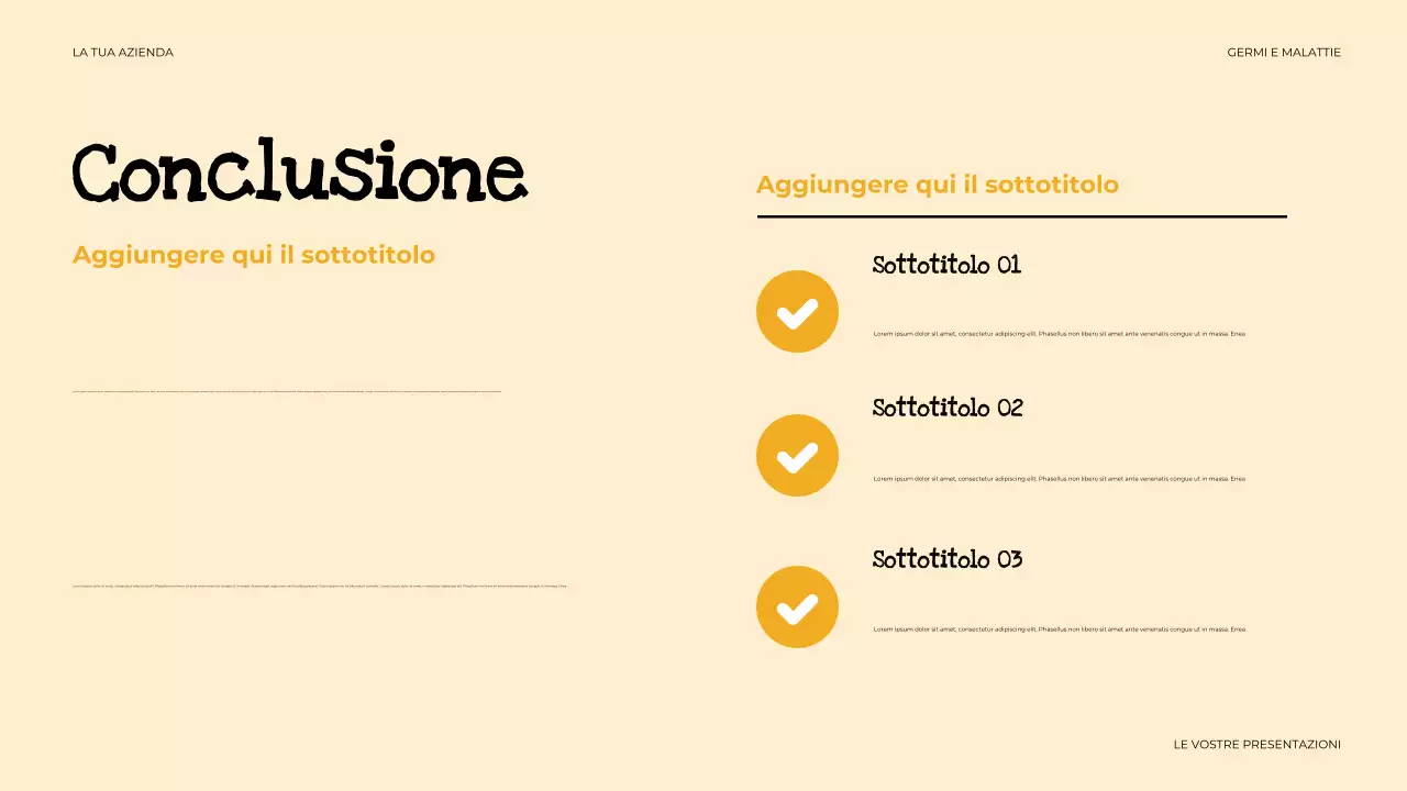 presentazione salute semplice beige