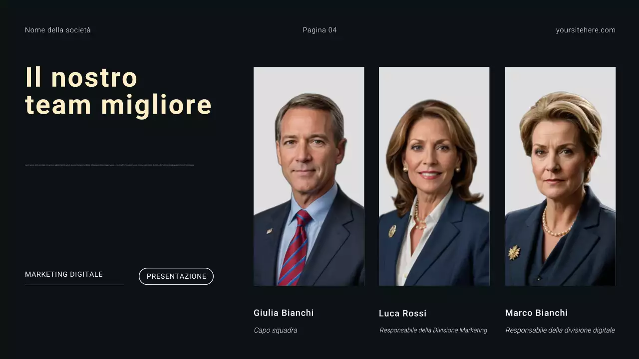 Agenzia di marketing digitale minimalista moderno in bianco e nero