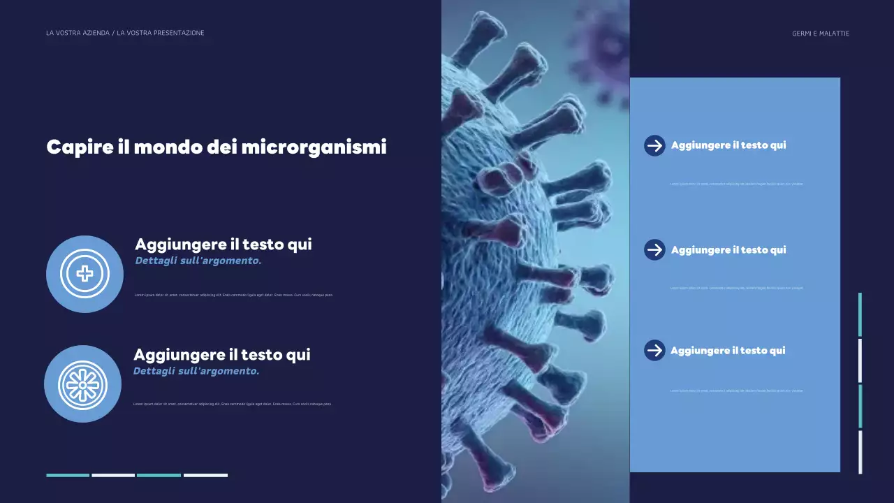 presentazione moderna della salute verde acqua