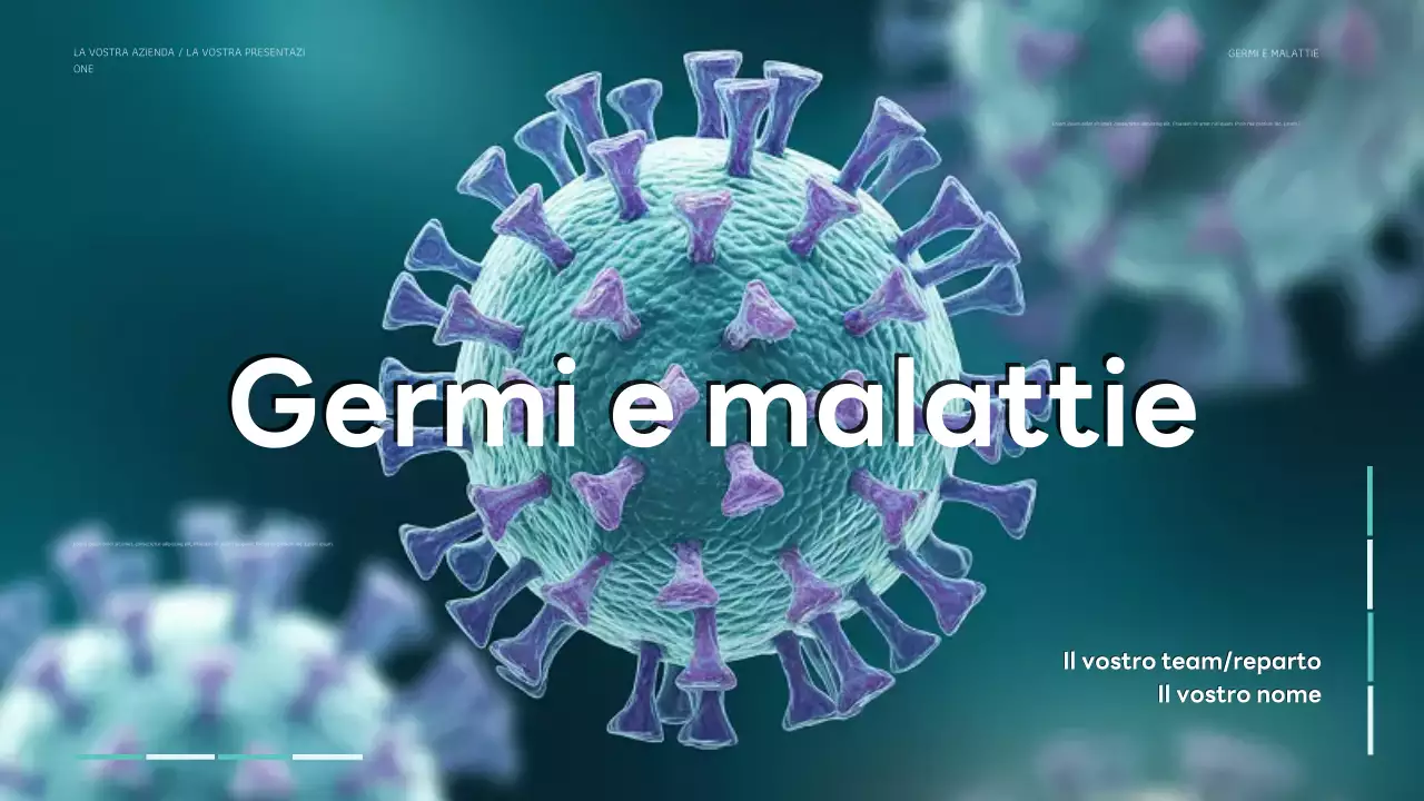 presentazione moderna della salute verde acqua