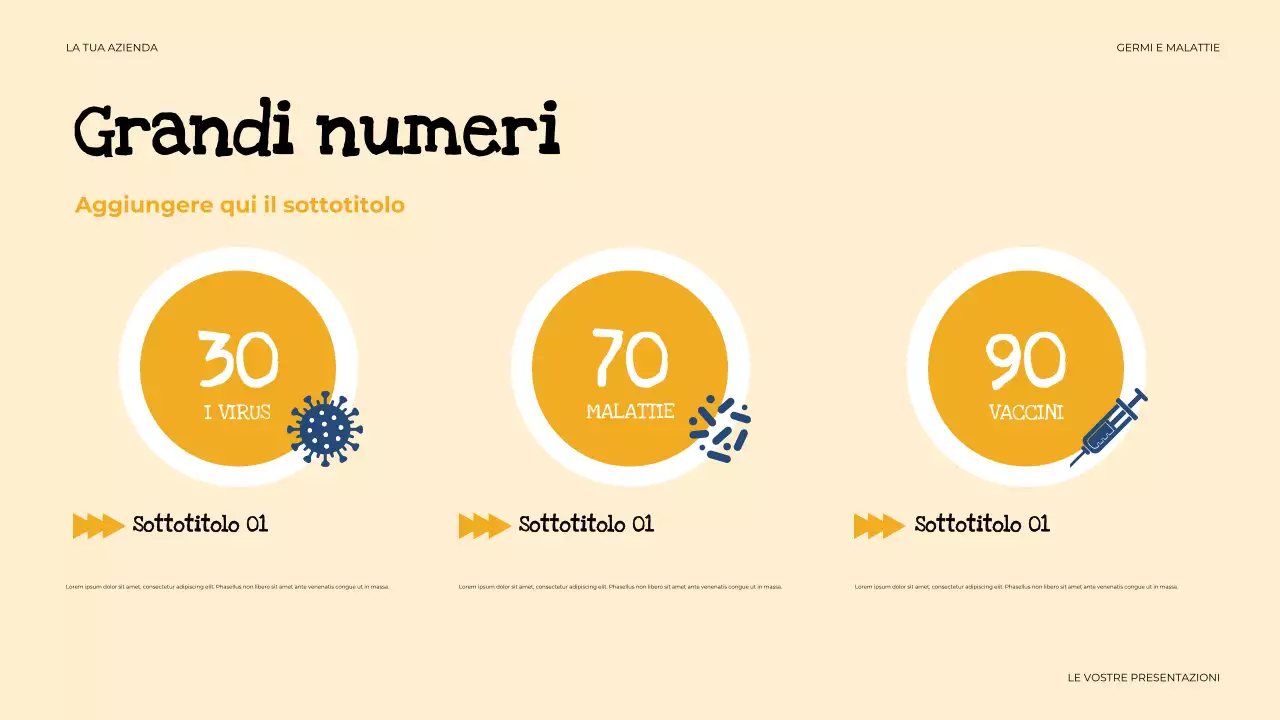 presentazione salute semplice beige