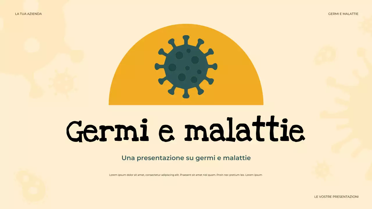 presentazione salute semplice beige