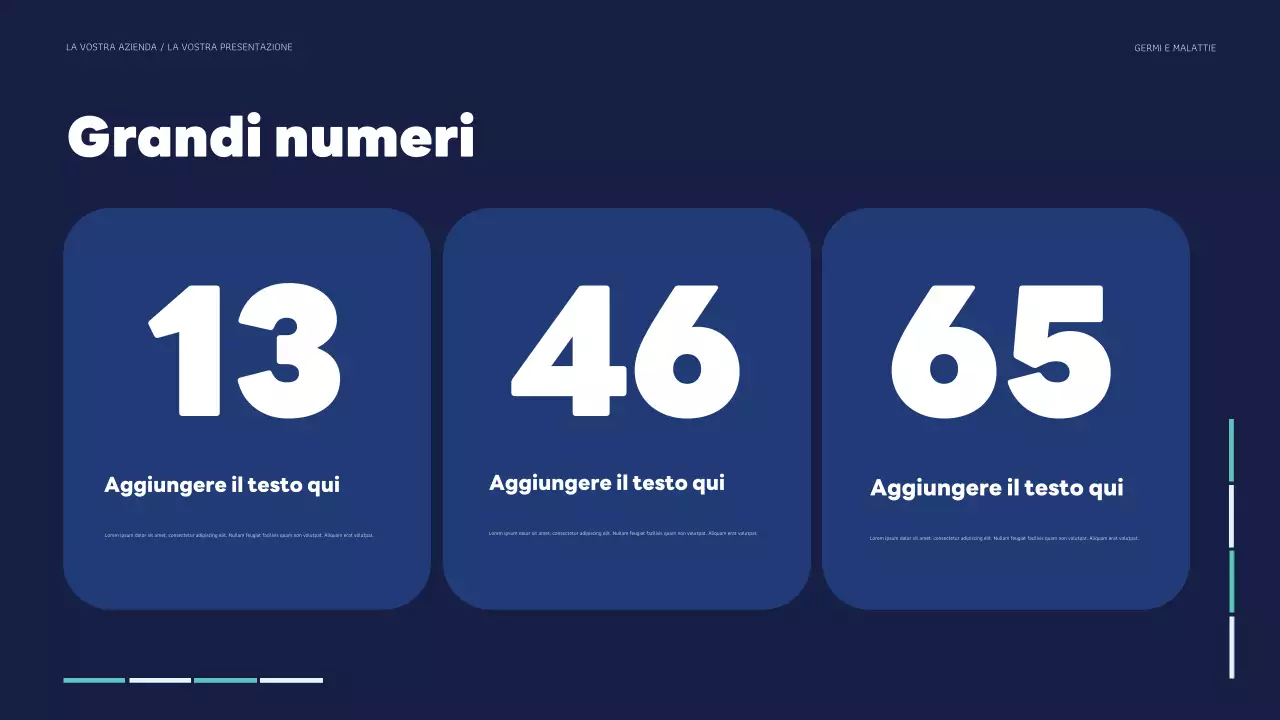 presentazione moderna della salute verde acqua