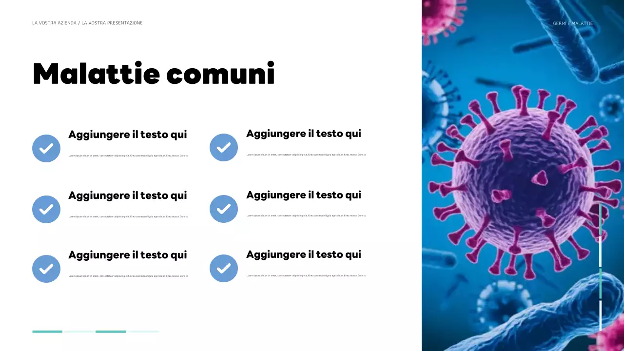 presentazione moderna della salute verde acqua