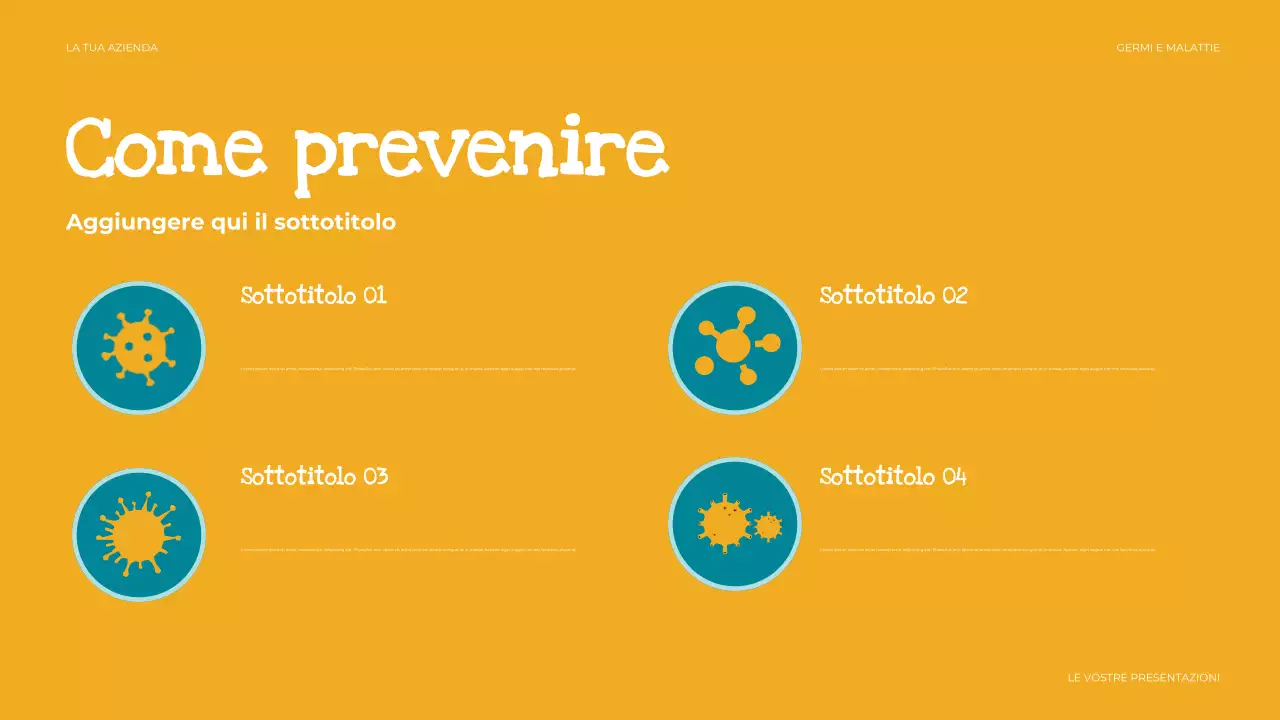 presentazione salute semplice beige