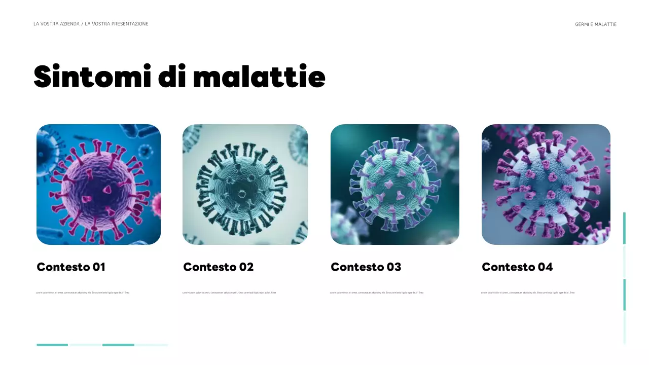 presentazione moderna della salute verde acqua