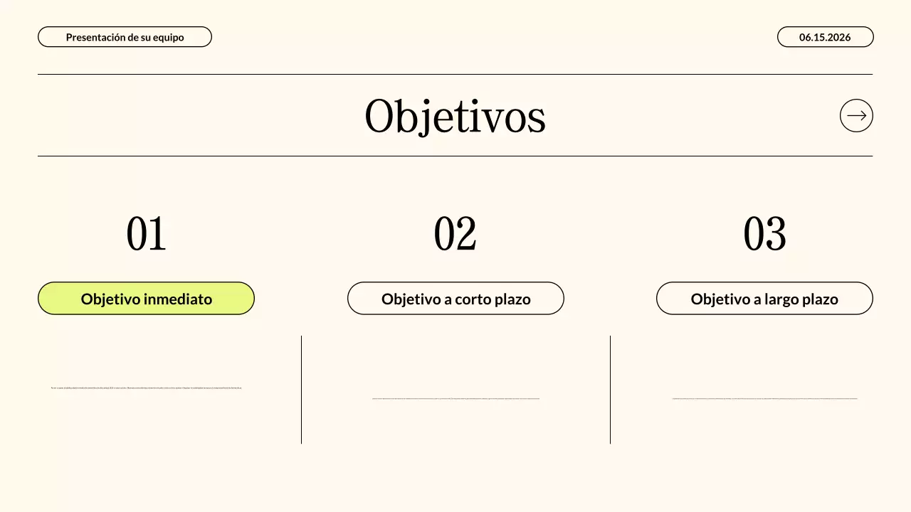 Presentación empresarial de estrategia de marketing de contenidos en beige neón moderno