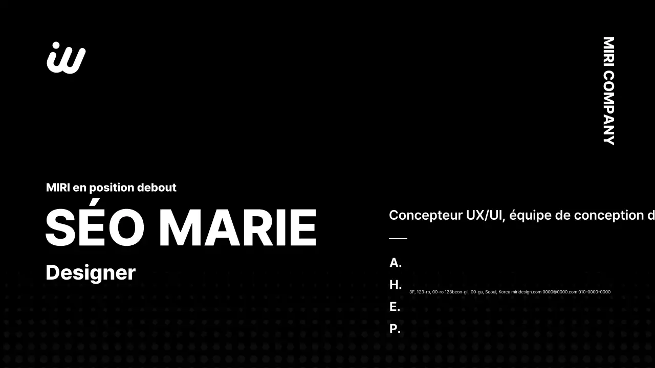 Carte de visite au design simple bleu ciel