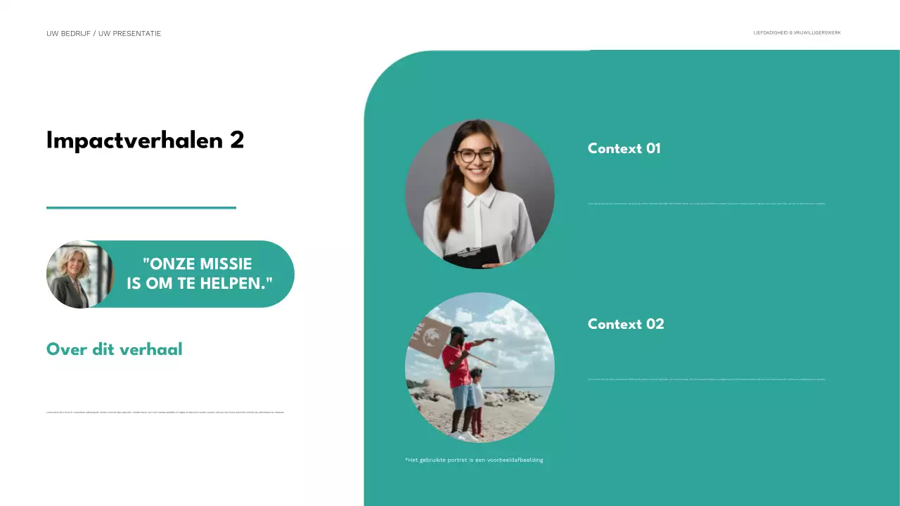 mint minimale liefdadigheidspresentatie