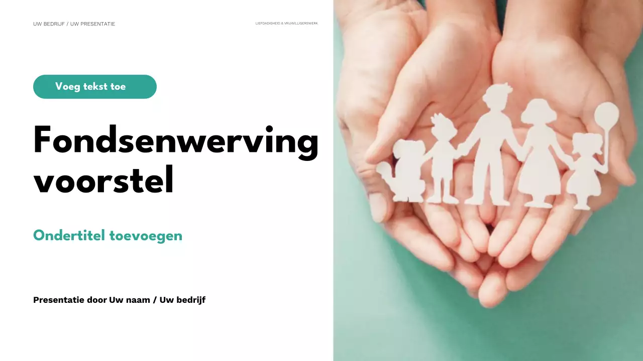 mint minimale liefdadigheidspresentatie