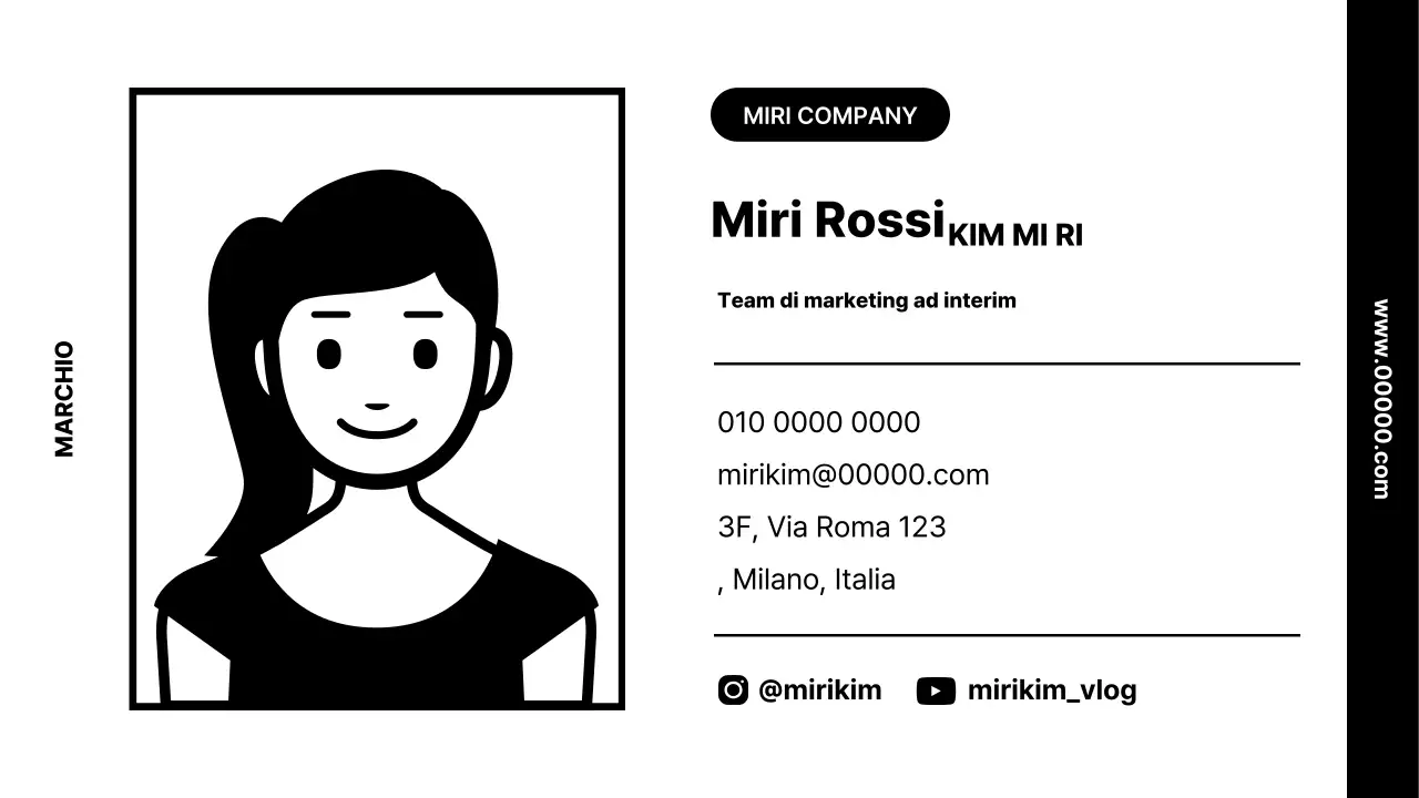 Biglietto da visita dal design semplice azzurro cielo