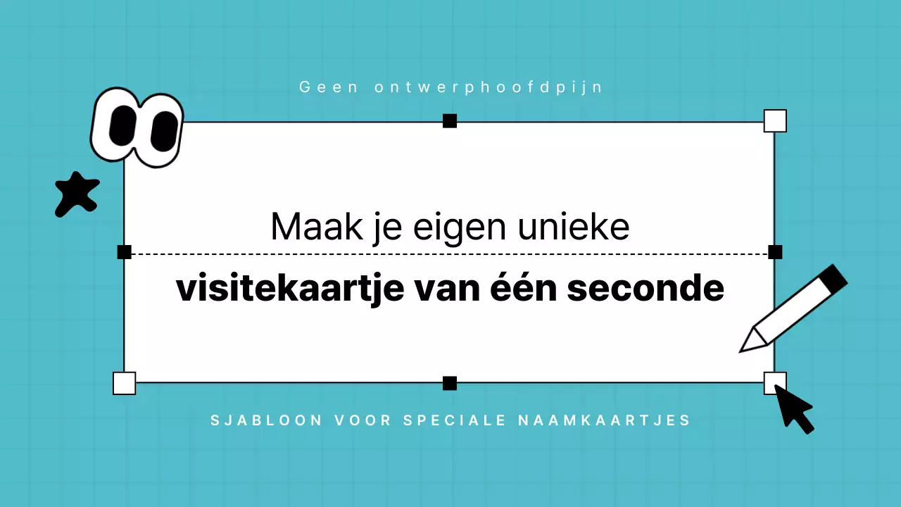 Visitekaartje in hemelsblauw eenvoudig ontwerp