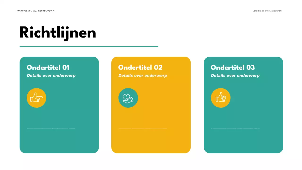 mint minimale liefdadigheidspresentatie