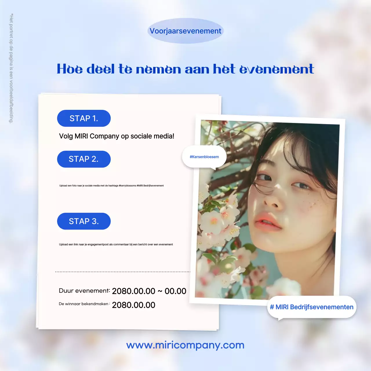 Sky Blue Modern Evenement Promotie