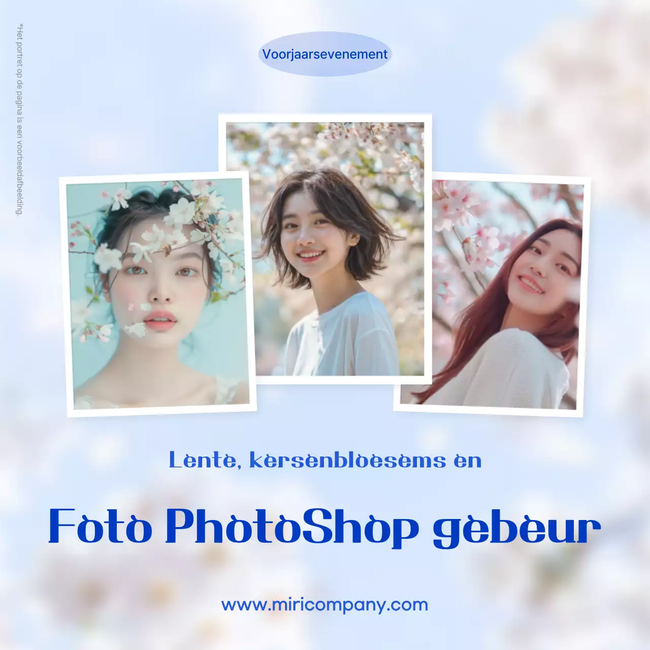 Sky Blue Modern Evenement Promotie